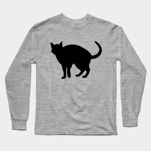 black cat Long Sleeve T-Shirt